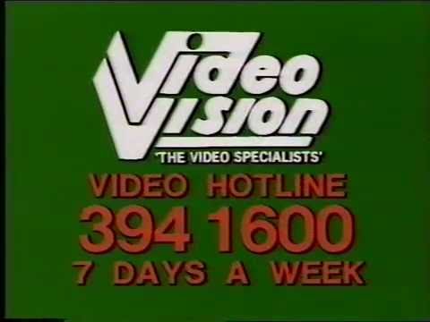 Brisbane TV 1984 - Video Vision Commercial (Australia)