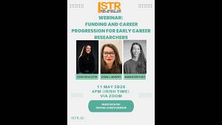 Webinar - Funding and Career Progression for Early Career Researchers - Hosted by ISTR