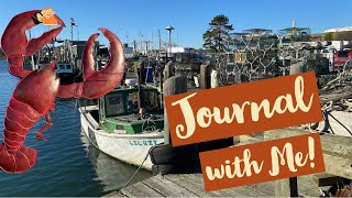 Journal with Me Christmas Tree New England Style