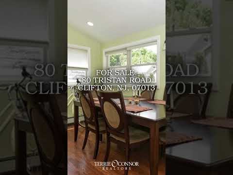 80 TRISTAN ROAD, Clifton, NJ home video tour
