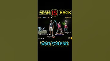 Noob prank ✓ FF Season 2 with Same bundles Vs Adam is back #youtube #viral #short #shorts