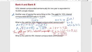 6.6-6.7 Yield, Equivalent Annual Simple Interest and Inflation