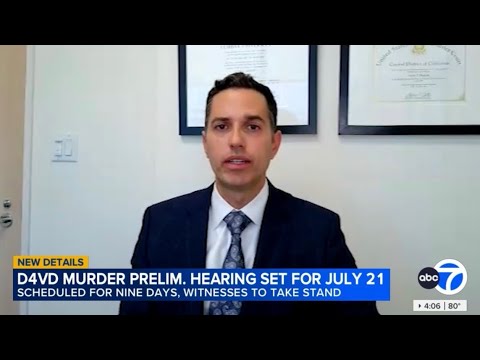 Lou Shapiro on what to expect at D4VD’s preliminary hearing on ABC News