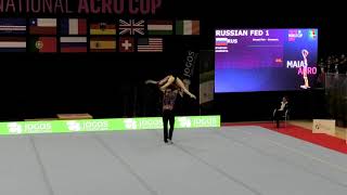 Maia Acro World Cup 2019 Mxp Rus1 Dyn Aksenova Startsev