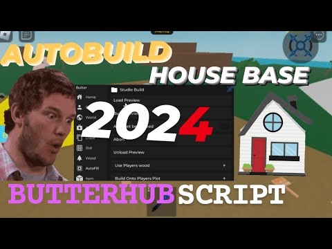 How to make autobuild in lumber tycoon 2 🌊| Using Butterhub Script ...