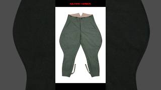 WWII German Heer SS Officer Fieldgrey Wool Breeches