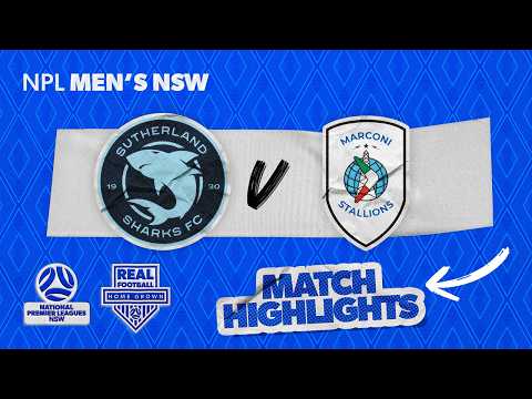 NPL Men's NSW Round 13 Highlights – Sutherland Sharks v Marconi — football highlights