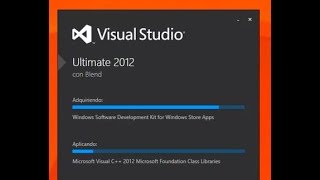 Instalar Visual Studio 2012