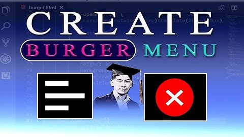 Build Burger Menu From Scratch with HTML CSS JQuery [by Mich Kimliang]