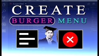 Build Burger Menu From Scratch with HTML CSS JQuery [by Mich Kimliang] screenshot 2
