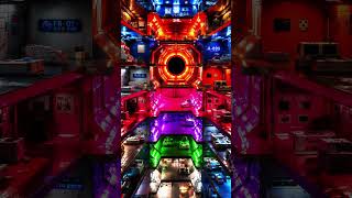 Sci Fi Interior phone wallpaper, futuristic art digital download
