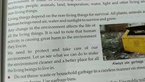 5th ch-11 Our Environment, part-1