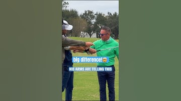 Sean Foley’s GENIUS Tip For My Arms In The Golf Swing!🤯🏌️‍♂️ #shorts #golf #golfswing