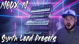 Yamaha MODX M Synth Lead Patches Play Through