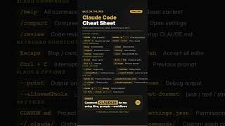 Ultimate claude code ai cheat sheet
