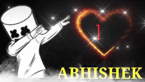 #AbhishekRoy Abhishek And K Name WhatsApp Status Video