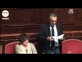 Fiducia Decreto ILVA, l'intervento Lello