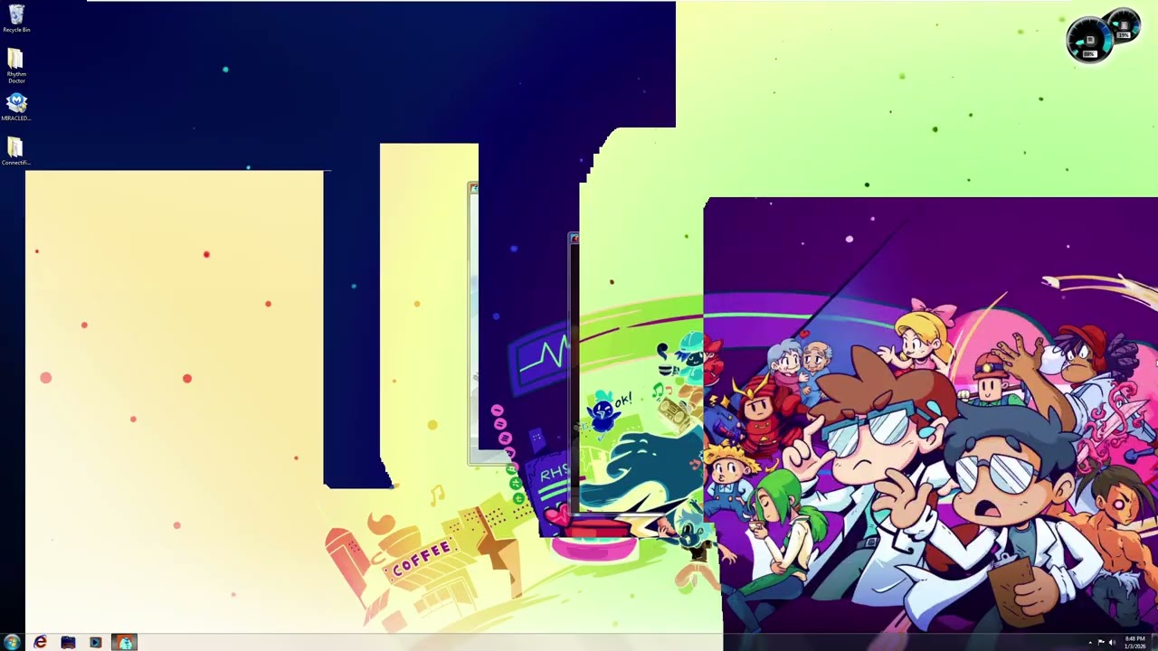 Beating Rhythm Doctor's 2-X with the MEMZ Trojan (and removing it afterwards!)