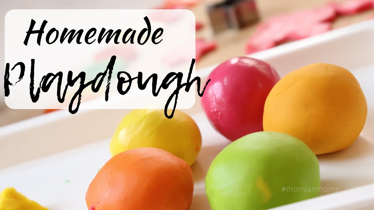 HOMEMADE NON-TOXIC PLAYDOUGH recipe for Babies/Toddlers and Kids