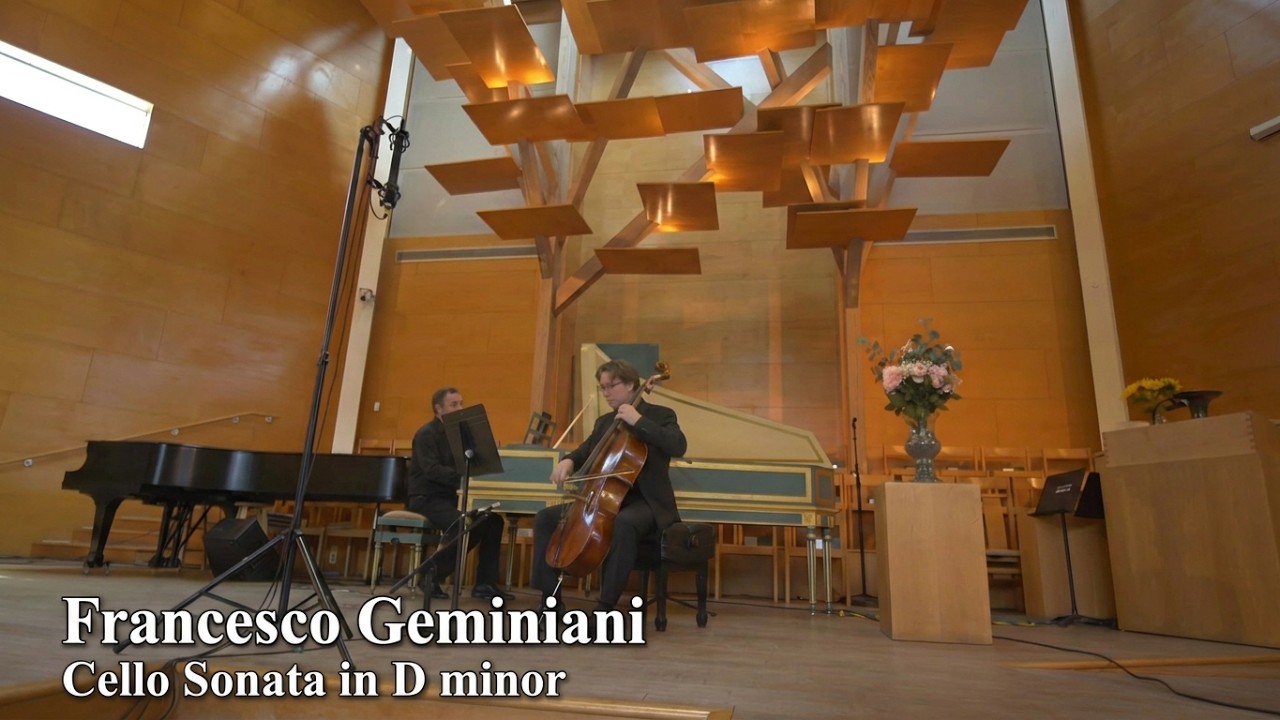 Francesco Geminiani: Cello Sonata in D minor, H. 104 featuring Allan Steele & Ian Pritchard