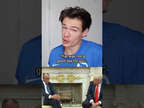 German Reacts to Merz Dominating Trump