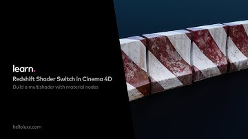 Redshift Shader Switch in Cinema 4D
