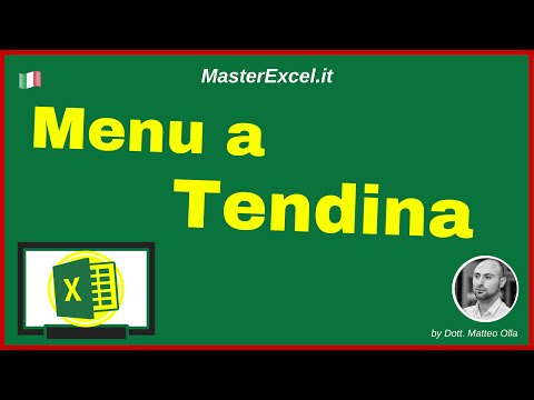 Video: Come Creare Un Elenco A Discesa In Excel