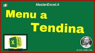 MasterExcel.it - Menu a Tendina Excel: come creare un Elenco a Discesa Excel