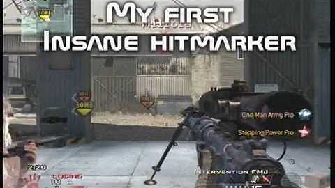 MW2 Crossmap No-Scope Wallbang Hitmarker on Quarry!