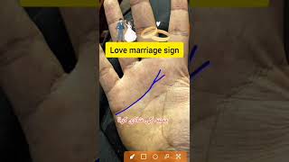 Love Marriage Sign
