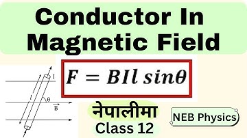 NEB Physics Class 12: Current Carrying Conductors in Magnetic Fields
