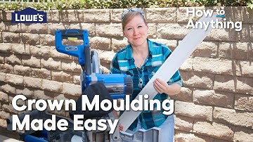 How to Cut and Install Crown Moulding | How To Anything