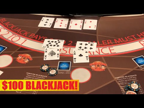 $100 BLACKJACK! Live casino table games play from the Red Rock Casino in Las Vegas!