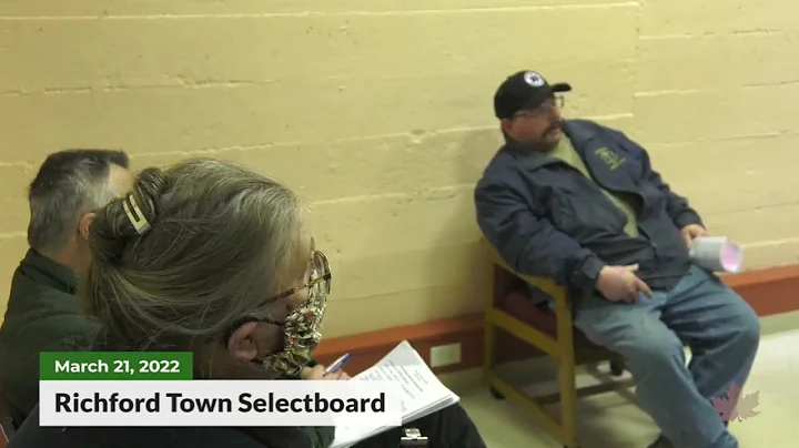 Richford Town Selectboard Meeting | 03/21/2022