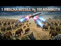 1 HWACHA MISSILE vs 100 MAMMOTH - PART 5 | TOTALLY ACCURATE BATTLE SIMULATOR