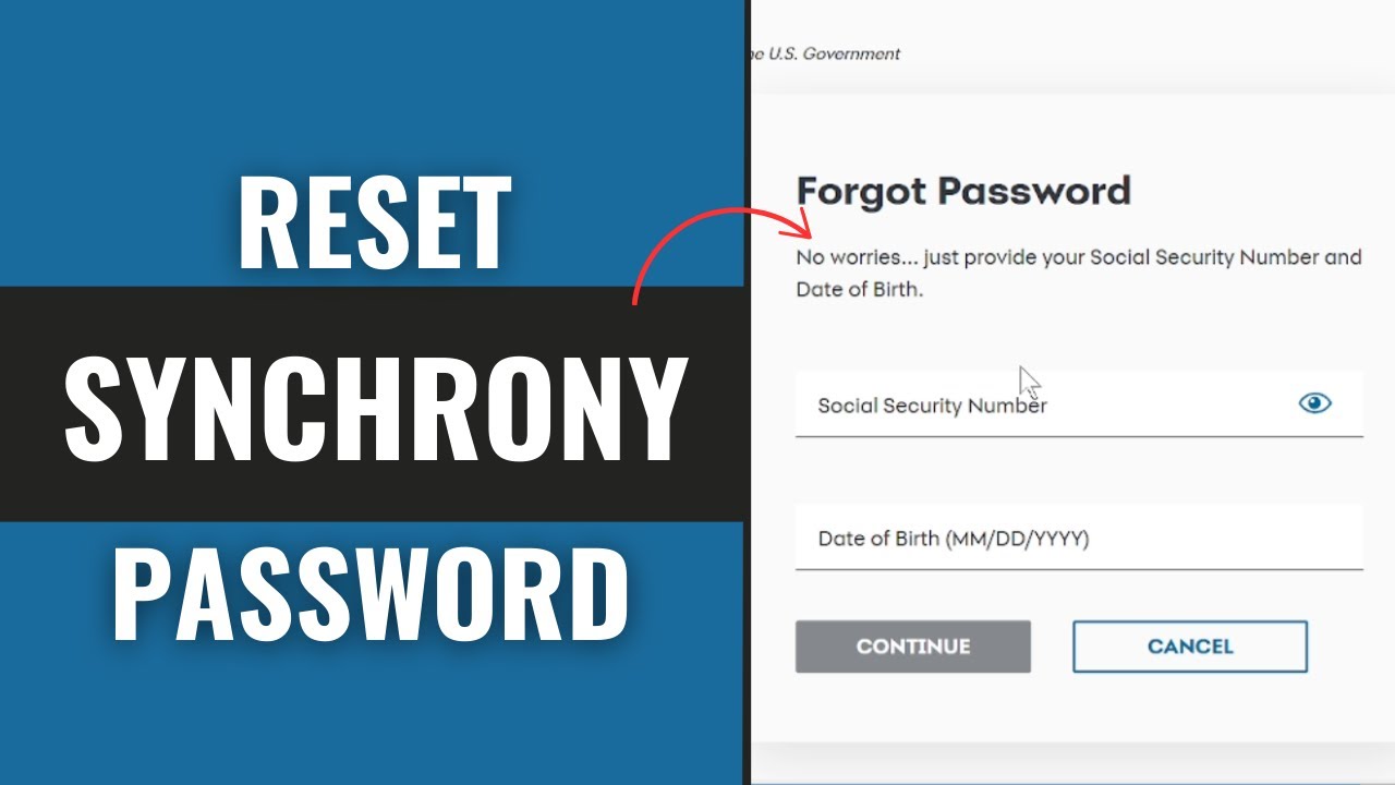 How To Reset Synchrony Bank Password