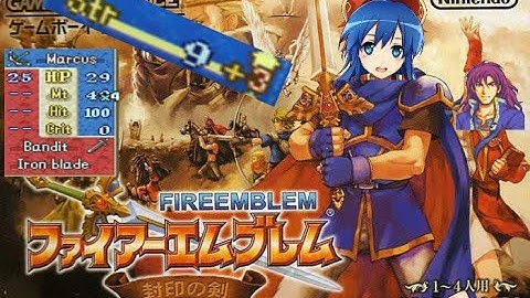 Fire Emblem Binding Blade extreme randomizer chapter 1- 0 speed + 0 strength = a good time.