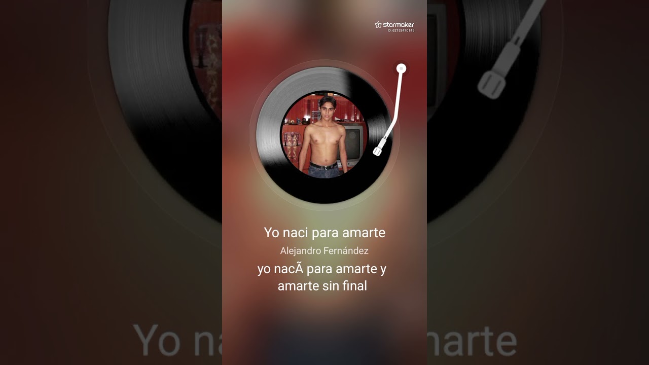 Sergio Flores - Yo nací para amarte (en vivo en starmaker)