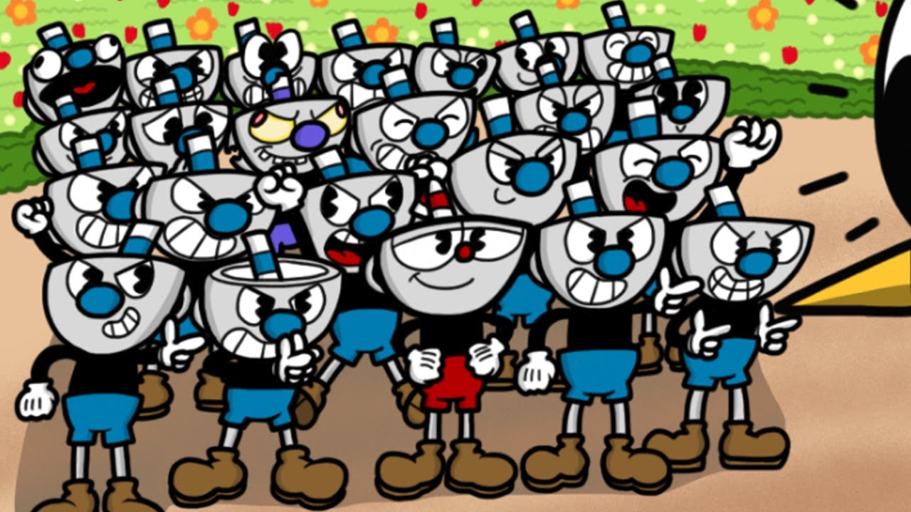 Cuphead DLC All Bosses With Mugman Army One Hit Extra New Charms