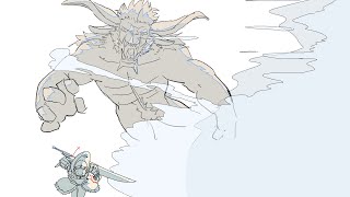 Rajang Monster Hunter Animation