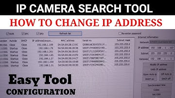 How To Change IP ADDRESS of IP CAMERA| IP CAMERA SEARCH TOOL | IP Finder Tool| Easy Tool |TechOrMore