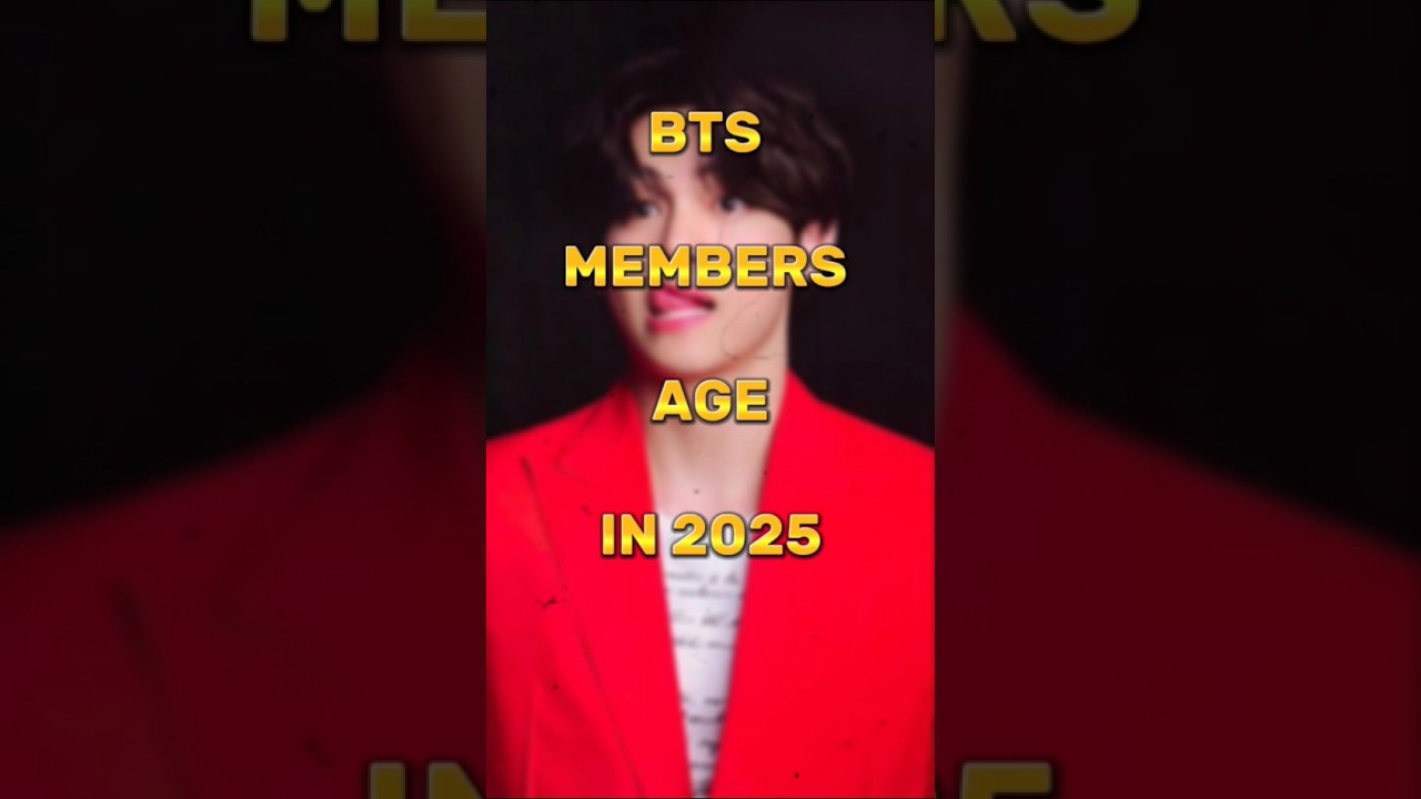 Bts Members Age in 2025? #btsmember #bts #top10 #age
