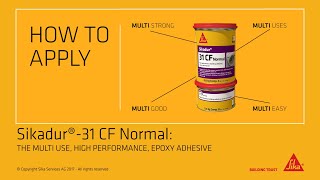 How to apply Sikadur®-31 CF Normal