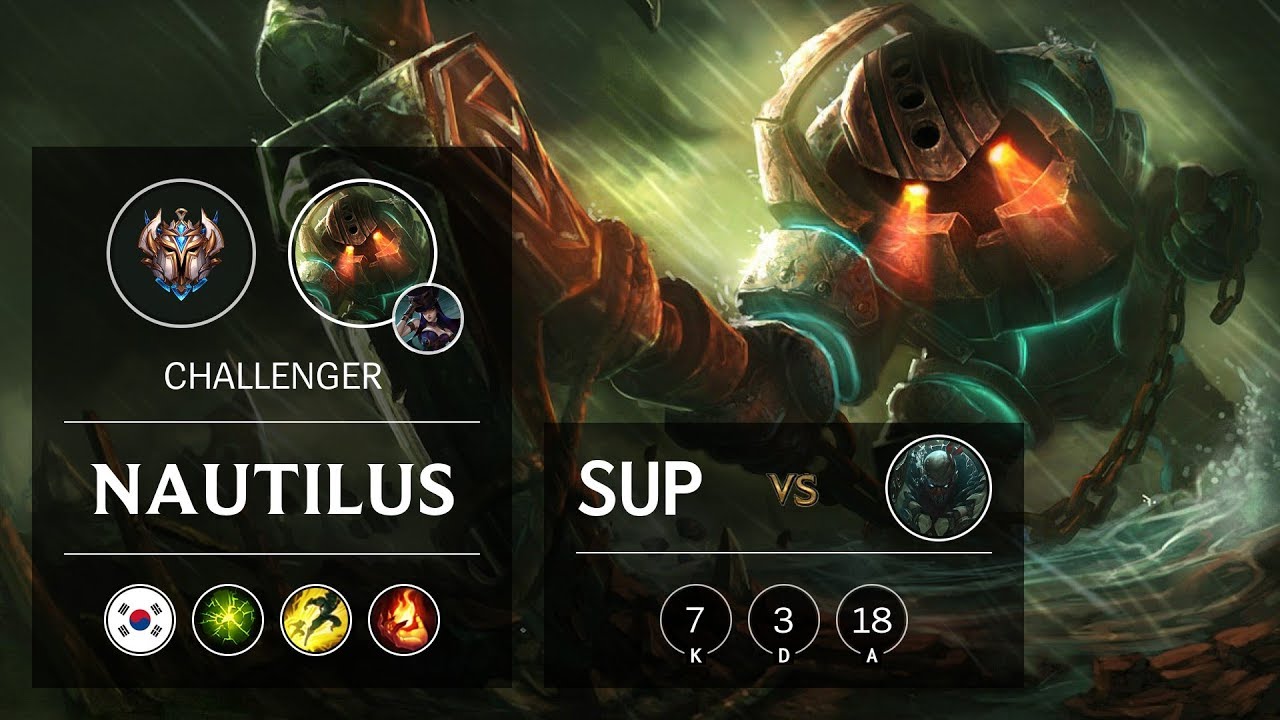 Nautilus Support vs Pyke - KR Challenger Patch 9.14