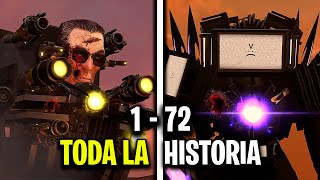 TODA LA HISTORIA EXPLICADA de SKIBIDI TOILET (1 - 72) en UN VIDEO!