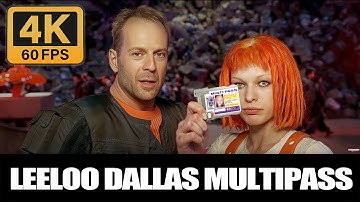 The Fifth Element Airport Check-in Scene Multipass 4k 60fps