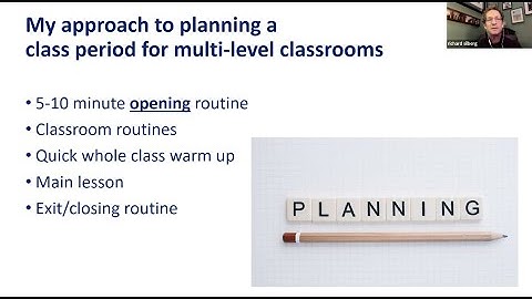 AE Live 15.6 - Opening and Closing Routines for Multi Level Classrooms
