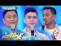 Jhong, Vhong, and Ogie are emotional in giving a message to their children | It's Showtime image