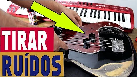 Como tira o ruído do baixo?