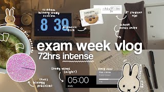 Pov I Studied Until 12Am Exam Week Study Vlog Pre-Med Practical, Study Tips, Productive